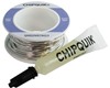 Indium/Silver Solder Wire (In97/Ag3) 0.031" diameter -10 ft with 2cc SMD291 flux (Solid Core)