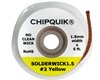 1.5mm Solder Wick (#2 Yellow) - No Clean