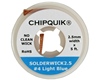 2.5mm Solder Wick (#4 Light Blue) - No Clean